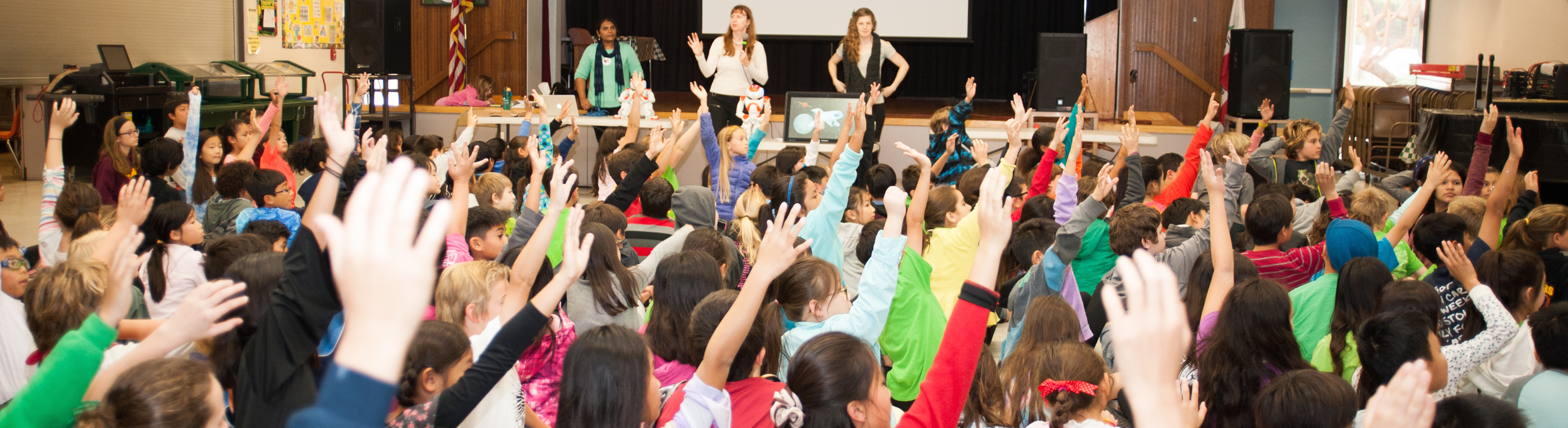 Assembly at Monterey Hills Elementary School